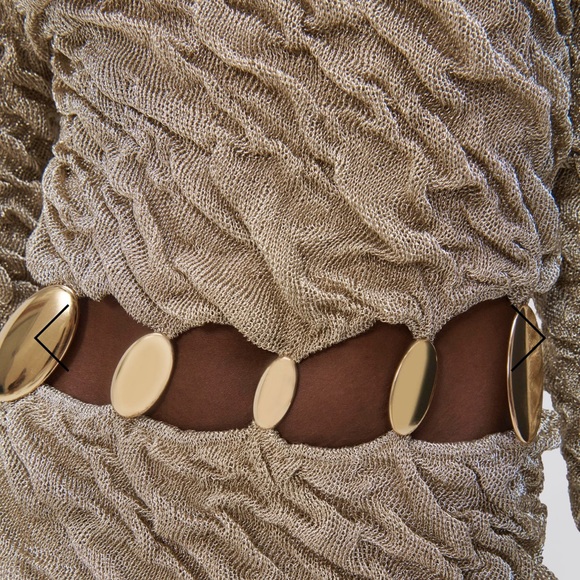 Simkhai Karissa metallic gown - NWT- size small - Picture 15 of 16